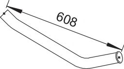 Труба выхлопного газа DINEX 64690