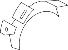 Кронштейн, глушитель DINEX 69838