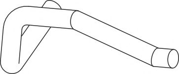 Труба выхлопного газа DINEX 70207