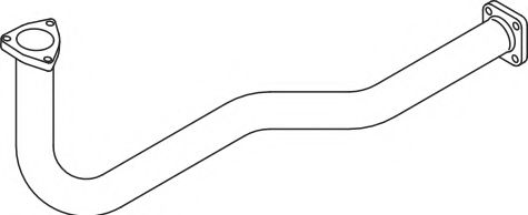 Труба выхлопного газа DINEX 70266