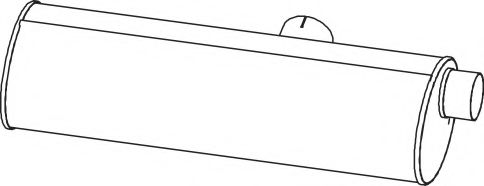 Средний / конечный глушитель ОГ DINEX 70347