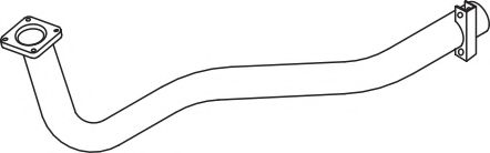 Труба выхлопного газа DINEX 80182