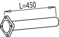 Труба выхлопного газа DINEX 49254