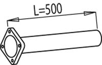 Труба выхлопного газа DINEX 49256