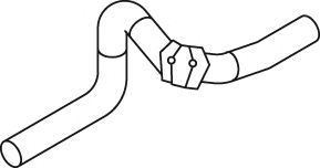 Труба выхлопного газа DINEX 34106