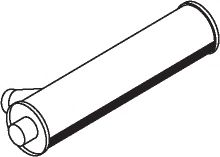 Средний / конечный глушитель ОГ ZARA 9111