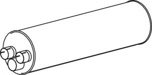 Средний / конечный глушитель ОГ DINEX 50364