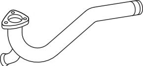 Труба выхлопного газа DINEX 52147