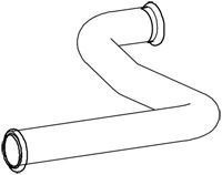 Труба выхлопного газа DINEX 21528