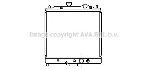 Радиатор, охлаждение двигателя AVA QUALITY COOLING MT2068