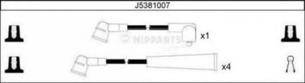 Комплект проводов зажигания NIPPARTS J5381007