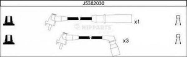 Комплект проводов зажигания NIPPARTS J5382030