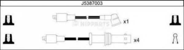 Комплект проводов зажигания NIPPARTS J5387003