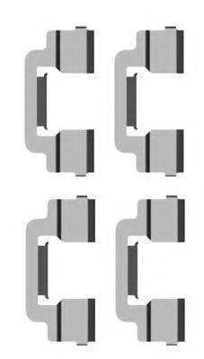 Комплектующие, колодки дискового тормоза MGA A276