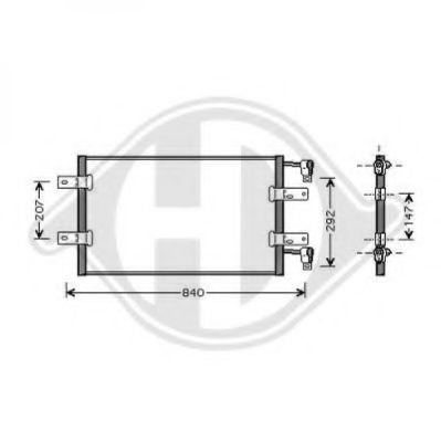 Конденсатор, кондиционер DIEDERICHS 8449501