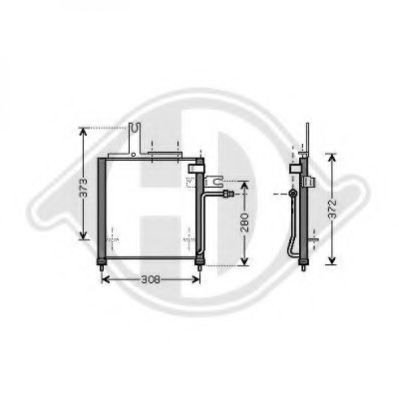 Конденсатор, кондиционер DIEDERICHS 8562500