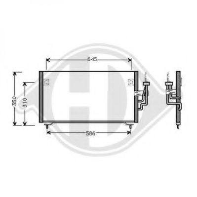 Конденсатор, кондиционер DIEDERICHS 8582400
