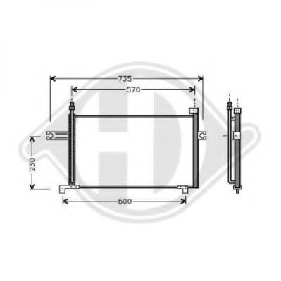 Конденсатор, кондиционер DIEDERICHS 8602202