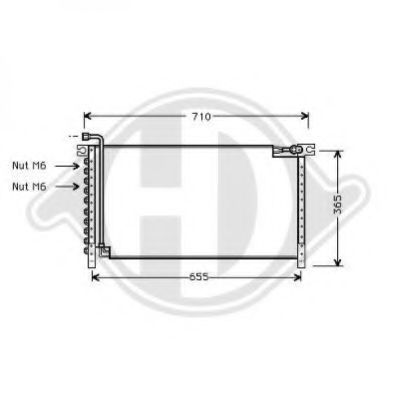 Конденсатор, кондиционер DIEDERICHS 8608210