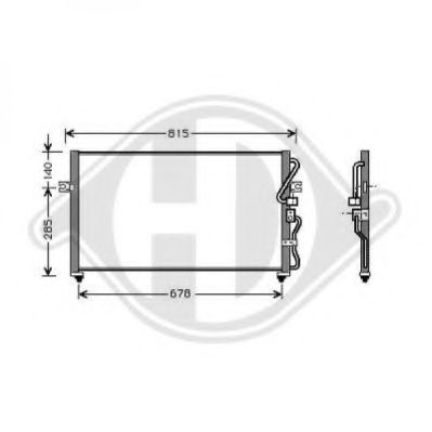 Конденсатор, кондиционер DIEDERICHS 8658000