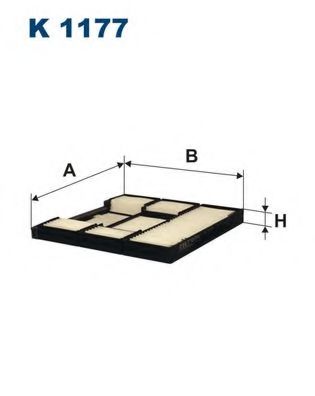 Фильтр, воздух во внутренном пространстве FILTRON K1177