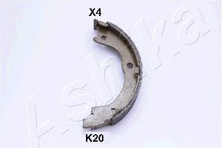Комплект тормозных колодок, стояночная тормозная система ASHIKA 55-0K-K20