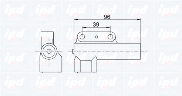 Успокоитель, зубчатый ремень IPD 111013
