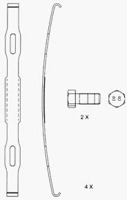 Комплект тормозных колодок, дисковый тормоз BERAL 29273