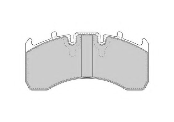 Комплект тормозных колодок, дисковый тормоз ABEX G6932