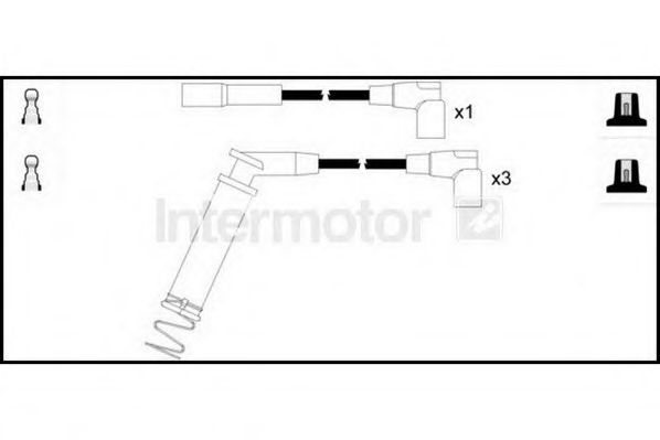 Комплект проводов зажигания STANDARD 73489