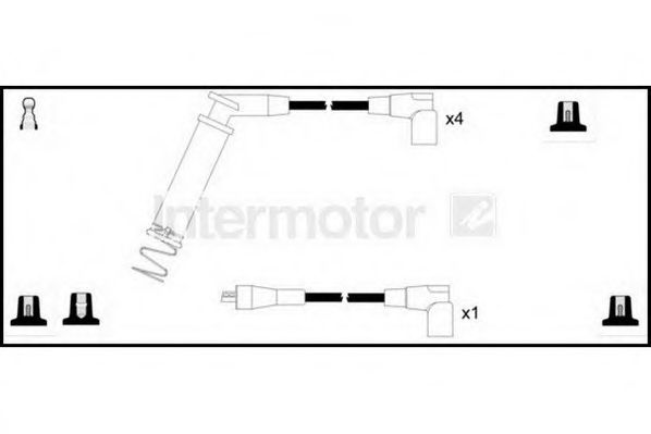 Комплект проводов зажигания STANDARD 73313