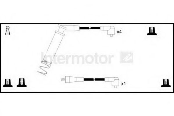 Комплект проводов зажигания STANDARD 73316