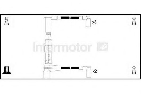 Комплект проводов зажигания STANDARD 73651