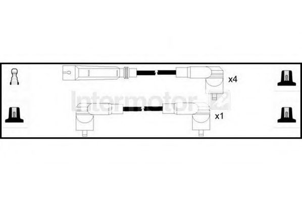 Комплект проводов зажигания STANDARD 73835