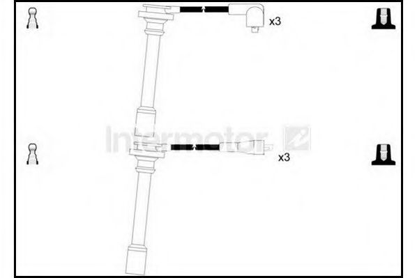 Комплект проводов зажигания STANDARD 73406