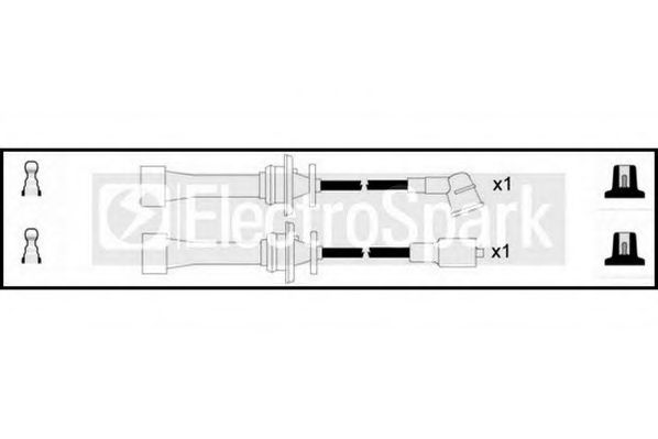 Комплект проводов зажигания STANDARD OEK792