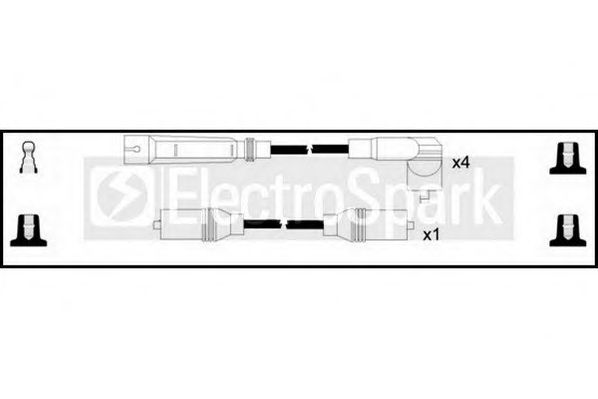 Комплект проводов зажигания STANDARD OEK490