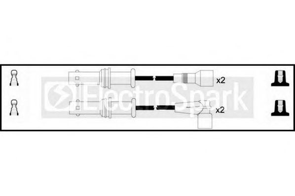 Комплект проводов зажигания STANDARD OEK353