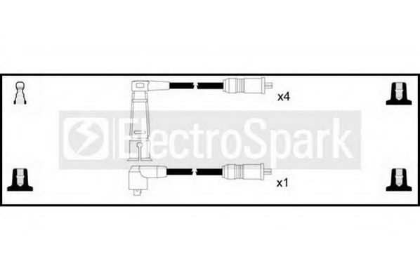 Комплект проводов зажигания STANDARD OEK468