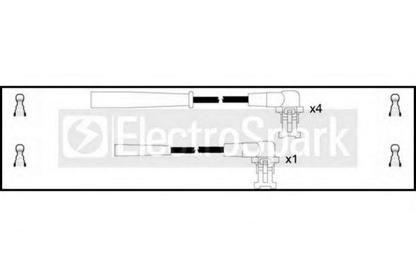 Комплект проводов зажигания STANDARD OEK100