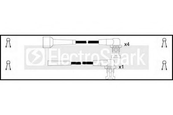 Комплект проводов зажигания STANDARD OEK199