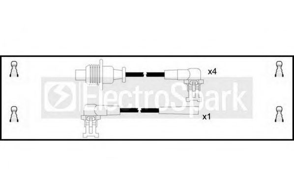 Комплект проводов зажигания STANDARD OEK080