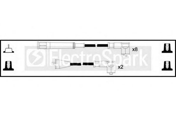Комплект проводов зажигания STANDARD OEK167