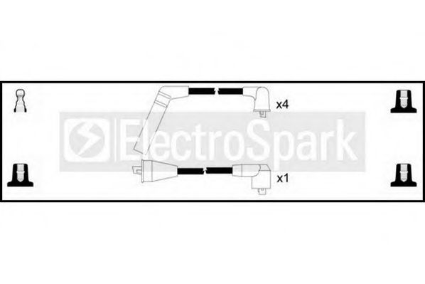 Комплект проводов зажигания STANDARD OEK354