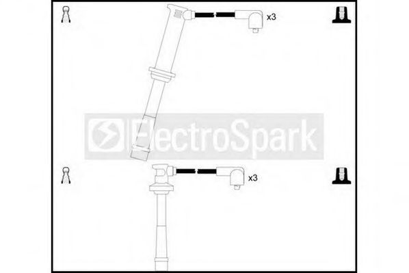 Комплект проводов зажигания STANDARD OEK525