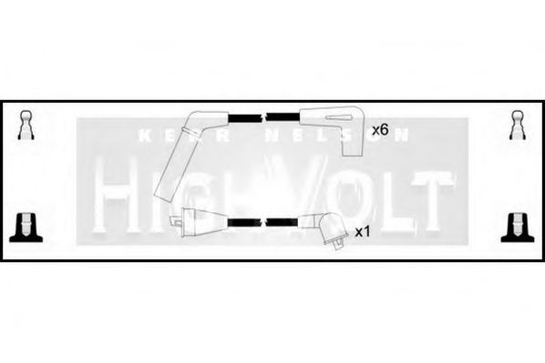 Комплект проводов зажигания STANDARD OEF270