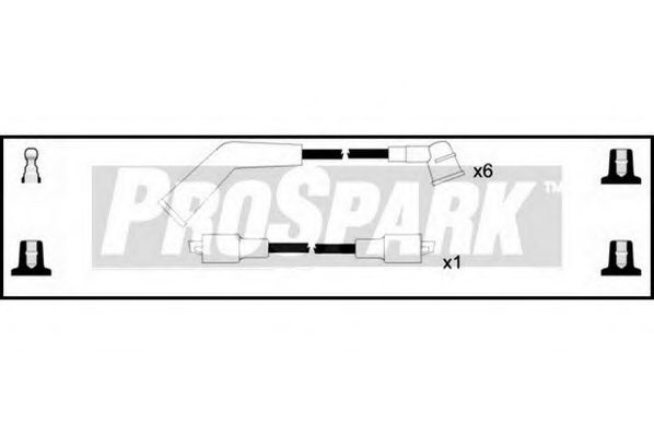 Комплект проводов зажигания INTERMOTOR 76227