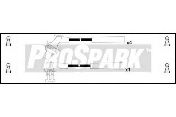 Комплект проводов зажигания INTERMOTOR 73303