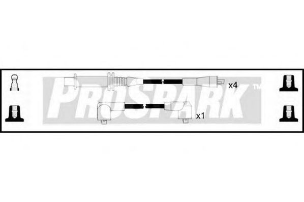 Комплект проводов зажигания BOSCH B121