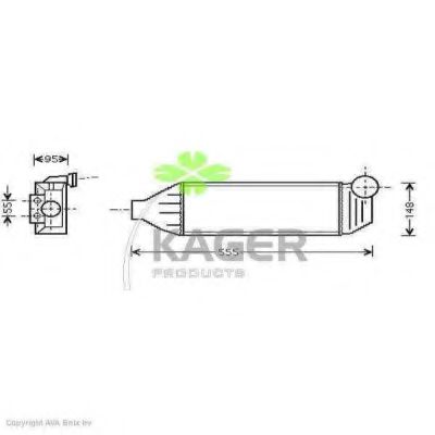 Интеркулер KAGER 31-4040